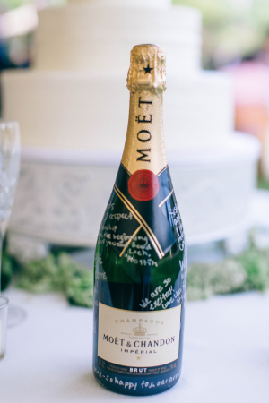 Champagne Bottle Guest Book