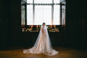 Dramatic Gothic Bridal Portrait