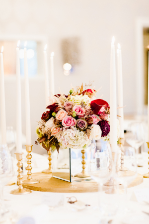 Pink and Red Centerpiece