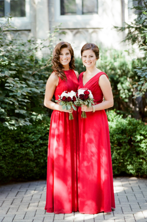 Red Dresses for Bridesmaids