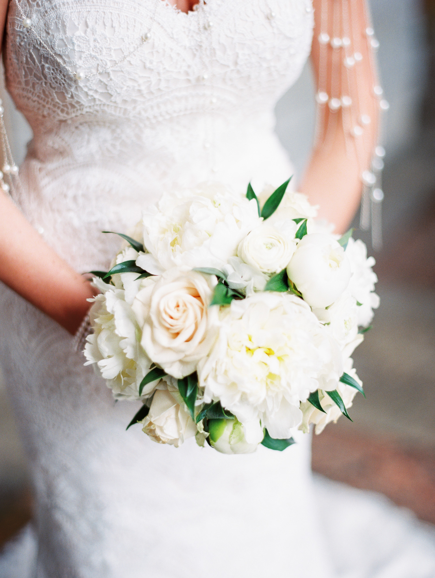White and Blush Bouquet