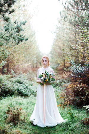 Bride in English Forest