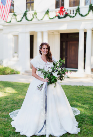 Bride in Stephen Yearick Gown