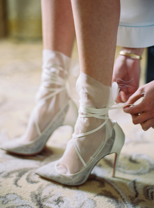 Bride in Tulle Socks