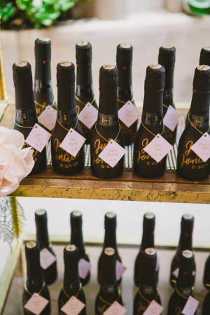 Champagne Bottle Wedding Favors