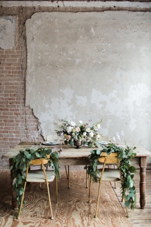 Elegant Brick Loft Wedding Inspiration