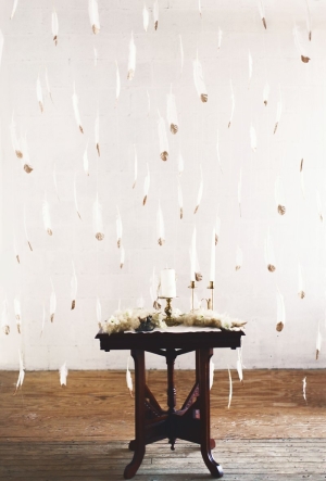 Hanging Feather Wall