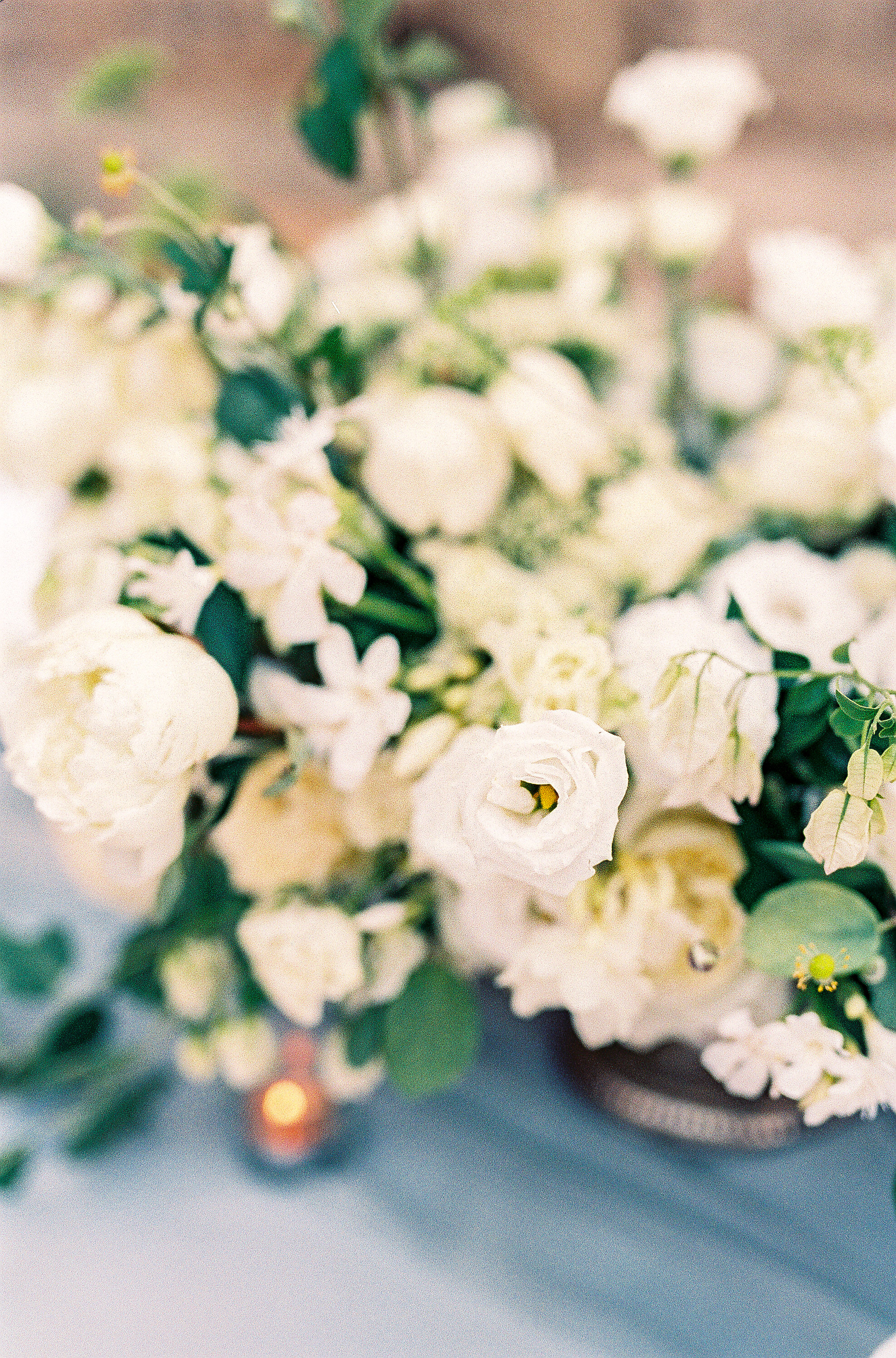 Ivory and White Centerpiece