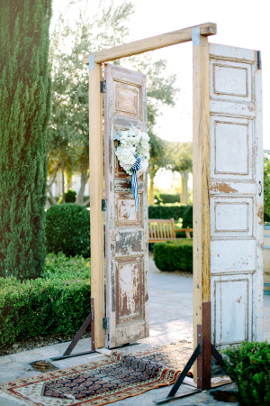 Rustic Doors at Wedding