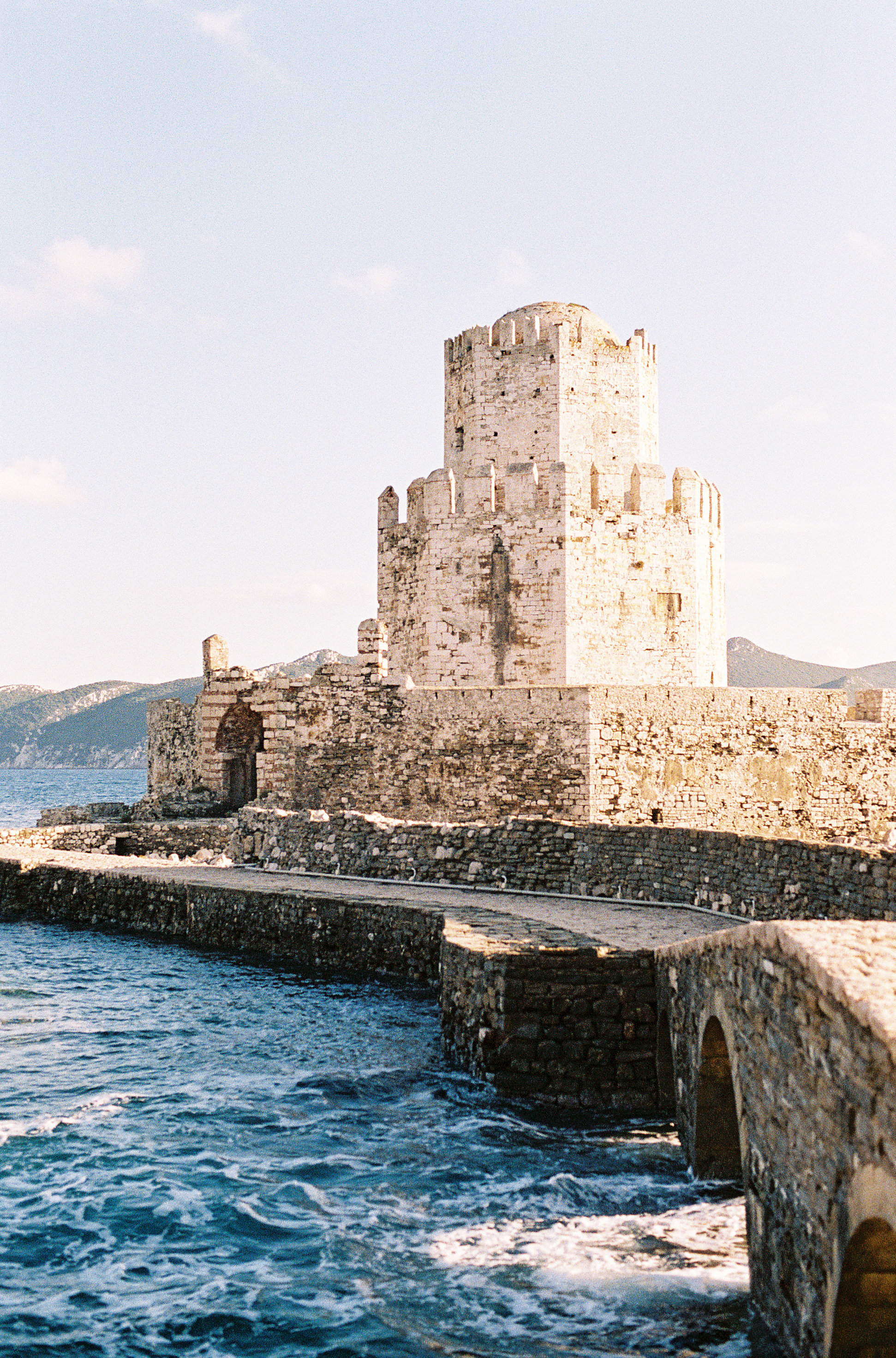 Water by Methoni Castle