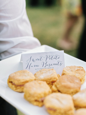 Biscuits at Southern Wedding