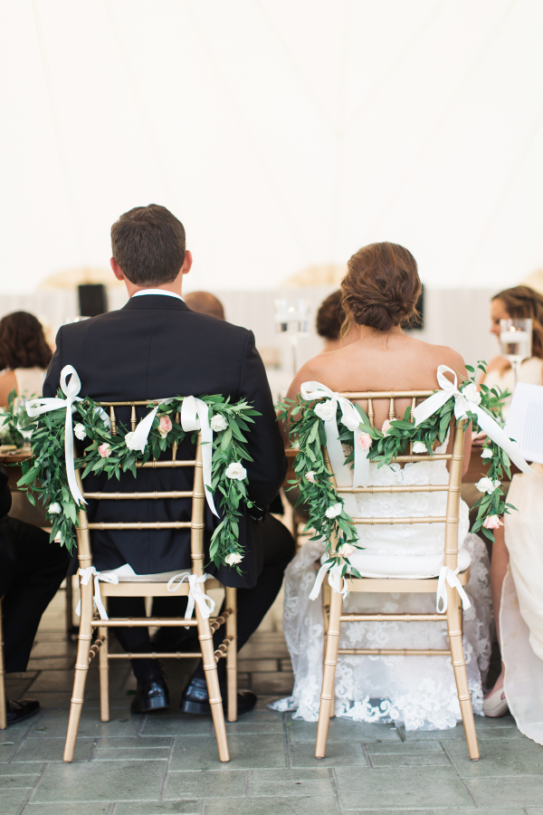 Bride and Groom Chair Decor