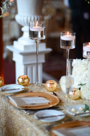 Gold and Ivory Wedding