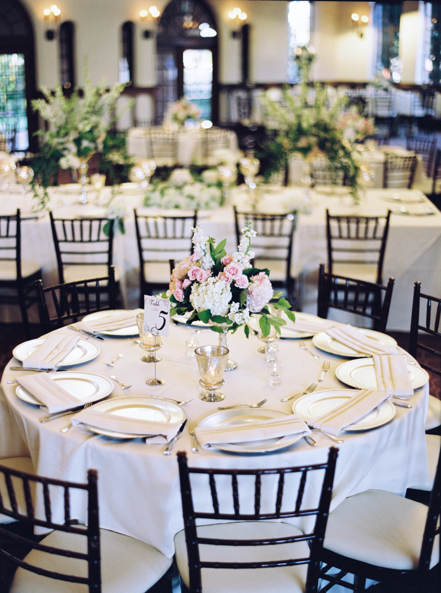 Pink and Silver Wedding Reception