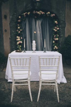Wedding Ceremony Table