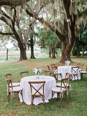 Wedding Tables on Plantation Lawn