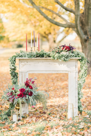 Wedding Altar with Candles