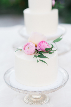 Petite White Wedding Cake