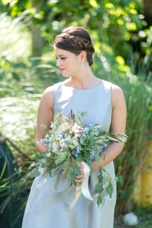 Bridesmaid with Braided Updo