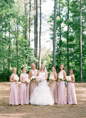 Bridesmaids in Two Birds Dresses