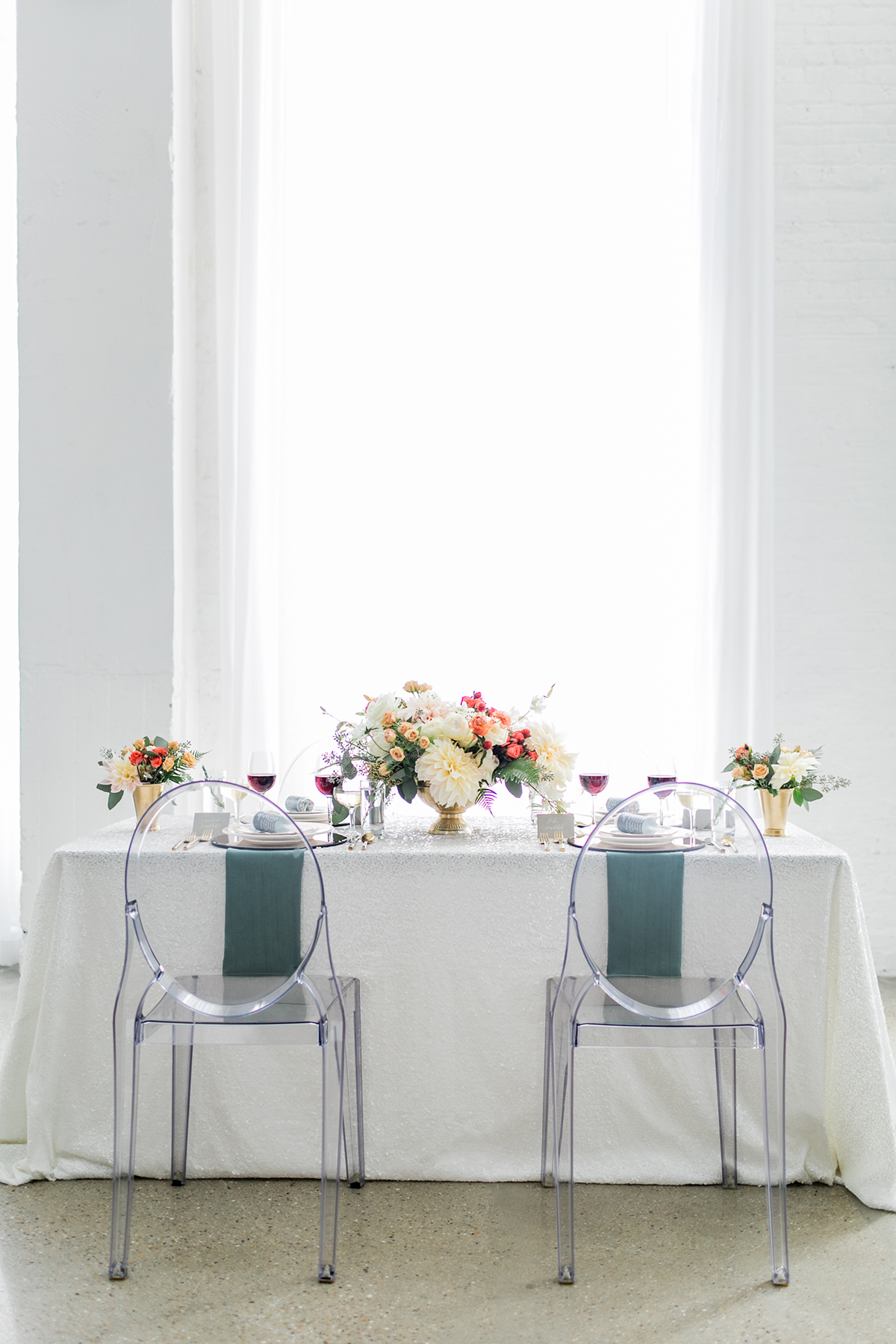 Modern Chicago Wedding Table