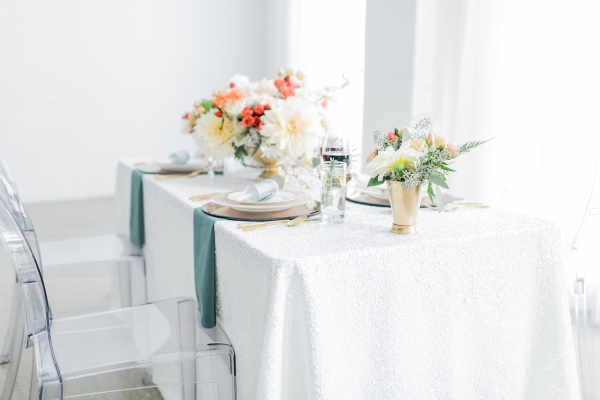 Sequin Wedding Table