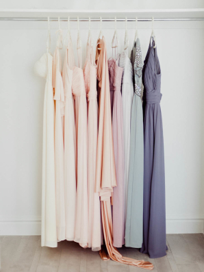 Bridesmaids Dresses in Pastels