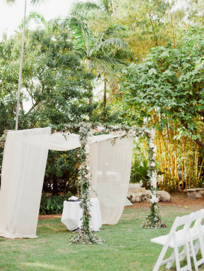 Chuppah with Floral Details
