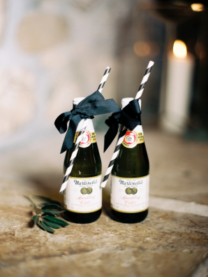 Mini Sparkling Cider Wedding Favors