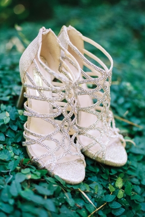 Strappy Bridal Shoes