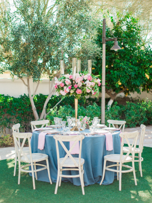 Wedgwood Blue Wedding Table