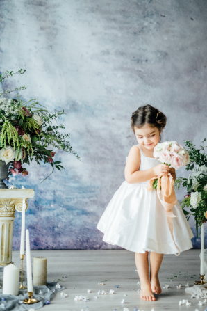 Flower Girl with Mini Bouquet