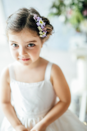 Flower Girl with Updo