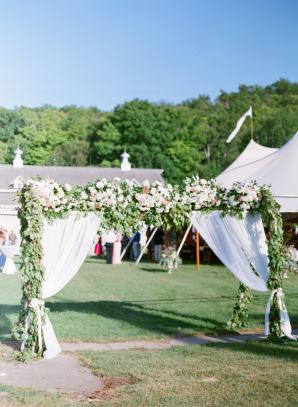 Greenery and Flower Wedding Canopy