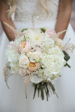 Hydrangea and Rose Bridal Bouquet