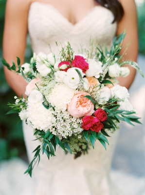 Ivory Pink and Hot Pink Bouquet
