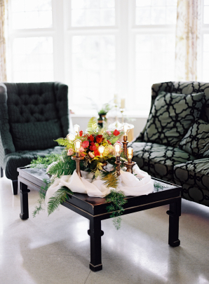 Modern Indoor Wedding Lounge Area