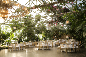 Wedding Reception in Pavilion with Trees