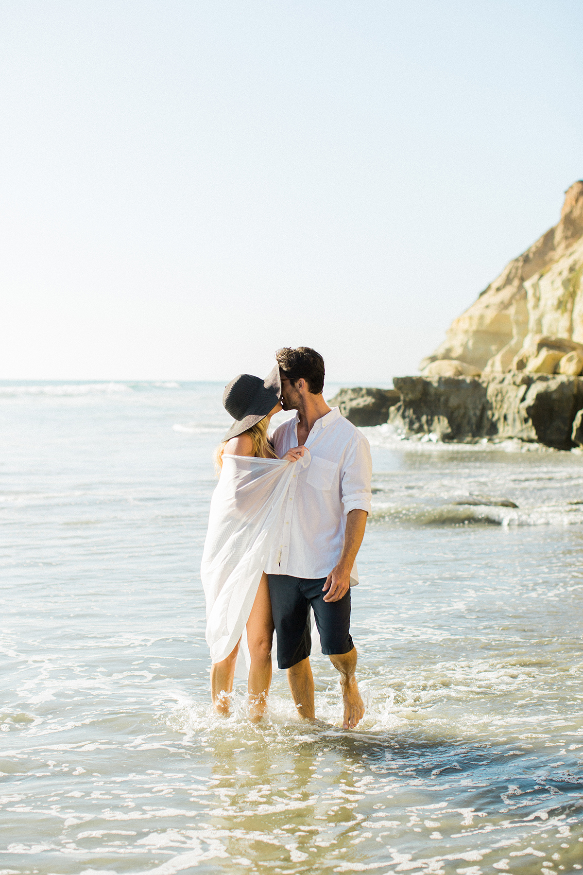 Chic Beach Engagement Session