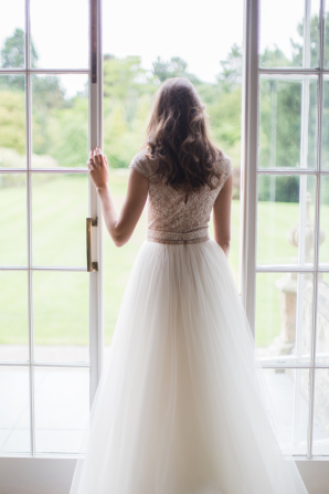Bridal Gown with Full Skirt