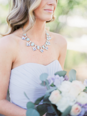 Bridesmaid in Statement Necklace