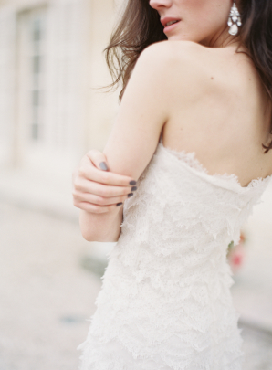 Oscar de la Renta Lace Wedding Gown