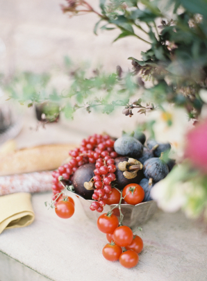 Tomatoes and Berries at Wedding