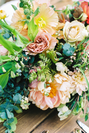 Mauve and Blush Wedding Flowers