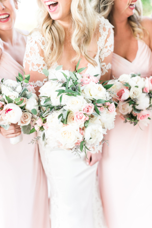 Peony and Rose Bouquets