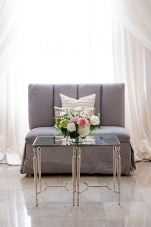 Silver and Purple Wedding Lounge