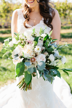 Dahlia and Greenery Bouquet
