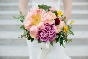 Fluffy Pink Peony Bouquet