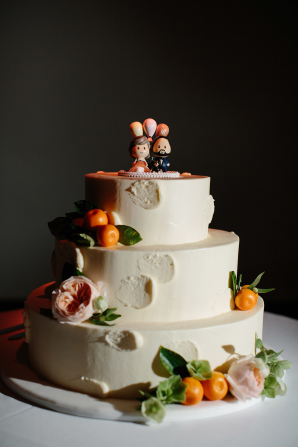Wedding Cake with Kumquats
