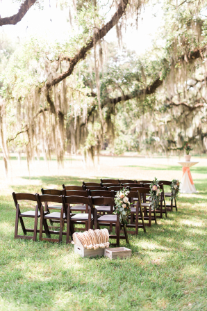 Wood Wedding Ceremony Chairs